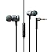 AWEI in Ear Earbuds Noise Cancelling Headphones Gold Plated Plug Wired Earphones with Microphone Volume Control Remote for MP3 Cell Phones Tablets Laptops PC Gray
