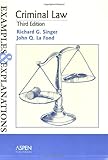 Criminal Law, Singer, Richard G. and La Fond, John Q., 0735540802