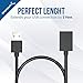 SABRENT 22AWG USB 2.0 Extension Cable - A-Male to A-Female [Black] 3 Feet (CB-2030)