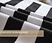 Moliy Lightweight 3pc Duvet Cover Set with 2 Pillow Shams,Microfiber,with Zipper Closure&Corner Ties,Reversible,Classic Stripe Design,Black/White Color,Hypoallergenic,Soft and Extremely Durable(Queen)