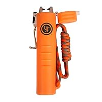 UST TekFire Charge Fuel-Free Lighter with a Lightweight, Rugged Construction, Battery Bank and Emergency Paracord Lanyard for Camping, Backpacking, Hiking and Outdoor Survival