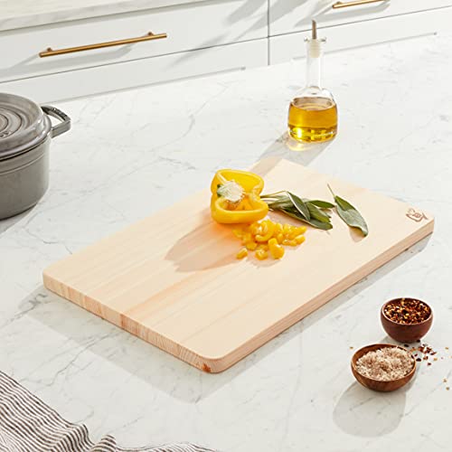 Shun Cutlery Large Hinoki Cutting Board, 17.75" x 11.75" Large Wood