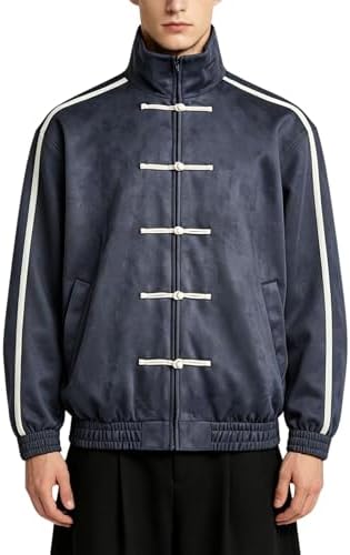Amazon.com: NCDUANSAN New Chinese button women's denim jacket
