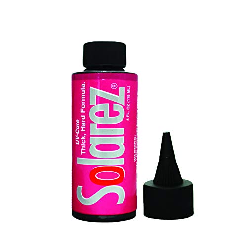 SOLAREZ Fly Tie UV Cure Resin - Thick Hard Formula (2 oz) Fly Tying, Fly Fishing, Build Fly Heads and Bodies