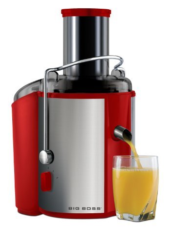 Big Boss 700-Watt Juicer, 18,000 RPM Wide Mouth & Vegetable Juice Extractor- Red