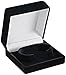 Optima 32-10501 Flocked Bracelet Box Black Watch Case
