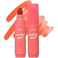 ETUDE Dear Darling Marker Tint #7 Peach Apricot (5g) | Hydrating & Long Lasting Lip Stain | High Pigmented Lip Maker with Easy Drawing Tip | Korean Daily Lip Tint, Korean Makeup, Kbeauty