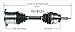 SurTrack FD-8123 CV Axle Shaft