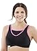 Glamorise Women's Plus Size No-Bounce Full-Support Sport Bra, Black 38D