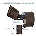 Amico 30W LED Security Light Motion Sensor Outdoor 2 Head Led Flood Lights 2550 lumens 5000K Waterproof IP65, ETL Flood Light
