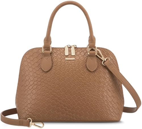 Amazon.com: Handwoven Rattan Round Crossbody Bag with Leather