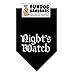 Night's Watch Dog Bandana (Game Thrones) (One Size Fits Most Medium to Large Dogs)