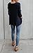 Chuanqi Womens Henley Shirts V Neck Button Long Sleeve Loose Casual Knit Sweaters Tops