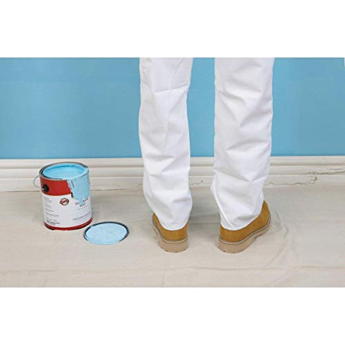 image for Cleaning Solutions 79114 Canvas Drop Cloth (Size: 5’ x 20’) for Al
