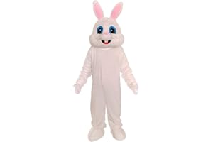 To.beone Plush Easter Bunny Adult Costume Rabbit Halloween Mascot Costume