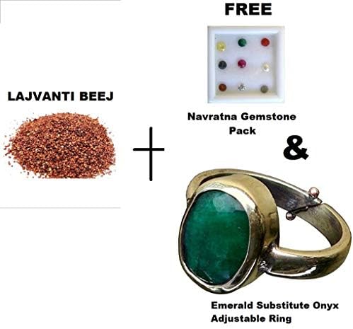 ShubhBhakti Lajvanti Beej - Mimosa Pudica Seed - 50 Grams (Free Gift Navratna Gemstone Pack)