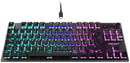 Amazon Co Jp Roccat Vulcan Tkl コンパクトメカニカル Rgb ゲーミングキーボード Us 英語配列モデル 静音 リニア 赤軸相当 テンキーレス 国内正規品 ドイツデザイン Roc 12 271 パソコン 周辺機器