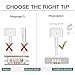 Mac Book Air Charger, Great Replacement 45W Magsafe 2 Magnetic T-Tip Power Adapter Charger for Mac Book Air 11-inch and 13-inch (45T)