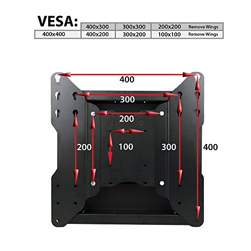 In Wall Recessed Full Motion TV Mount with Zero Clearance for 32 to 55