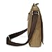 Ibagbar Small Vintage Cotton Canvas Messenger Bag Ipad Bag Shoulder Satchel Crossbody Bag Hiking Traveling Bag for Men and Women