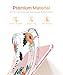 GVIEWIN Clear Flower for iPhone SE 2020 Case Case/7 Case, Soft TPU Silicone Ultra-Thin Slim Fit Transparent Woman Flowers Flexible Cover