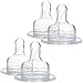 Dr. Brown`s Natural Flow Y Cut Wide Neck Nipple - 4 Nipples