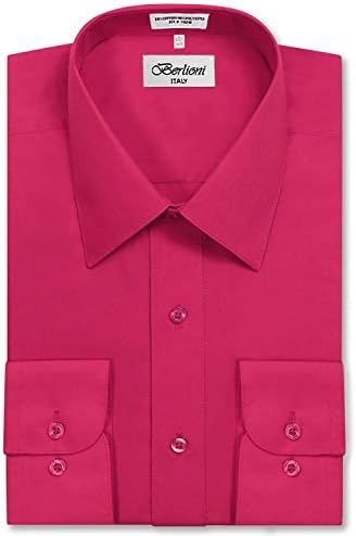 berlioni dress shirt review Berlioni Italy Men's Tuxedo Dress Shirt with Bow-Tie (Lay-Down 135, 3XL (19-19) sleeve: 36/37), White