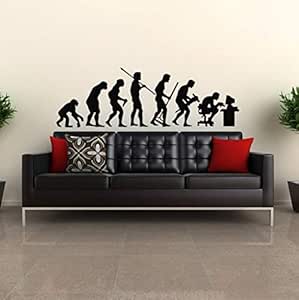 Computadora friki informático programador oficina calcomanías de pared