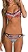 EVALESS Women's Strap Side Bottom Halter Racerback Bikini Bathing Suits(FBA Optional)