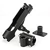 Bekith-2-Pack-Adjustable-Powerlock-Rod-Holder-with-Combo-Mount-Black-Finish