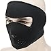 Unique 2 in 1 Reversible Skull Winter Snowboard Ski Full Face Mask Soft Neck Ear Warmer Protection Vented Fitted Velcro Adjustable Windproof Biker Motorcycle Facemask