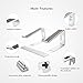 Laptop Stand Compatible for MacBook Pro/Air, Boyata Aluminum Stand Holder Ergonomic Ventilated Desktop Stand Design for all 10-17 Inches Apple Notebooks, Samsung, Acer, HP, Dell Laptop-Sliverthumb 4