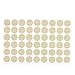 uxcell Plastic Self-Adhesive Screw Covers Caps Stickers 54 in 1 for 21mm Dia