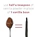 HEILALA - Vanilla Bean Powder - 100% Pure Ground Vanilla Beans for Baking and Cooking, Hand-Selected Bourbon Vanila Pods, Ethically Sourced, Keto Friendly - 25g