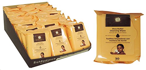 Rich Radiance SHEA Butte Cleansing Wipes Counter Display