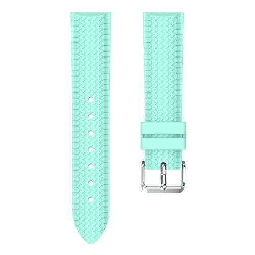 Lisin For Samsung Gear Sport Accessories,Sport Soft Silicone Replacement Wristband Wrist Strap (Mint Green)