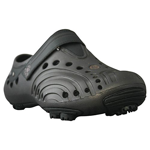 DAWGS Men's Spirit Lightweight Golf Shoes, Dark Brown with Black, 16