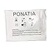 PONATIA 50pcs/Lot 2.3 Inches Laser Cut Pearl Paper Party Wedding Favor Ribbon Candy Boxes Gift Box White (Bride and Groom)