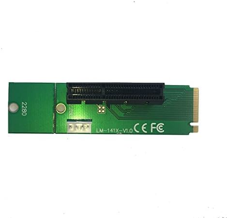 MinerParts PCIe 4x to NGFF M.2 Adapter with 4 Pin Power Cable