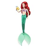 Disney Ariel Classic Doll with Flounder Figure - 12 Inch