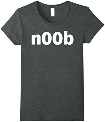 Womens noob t shirt XL Dark Heather