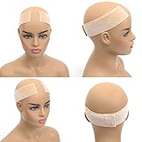 New Lace Wig Grip Non Slip Band Velvet Wig Comfort Head Hair Band Extra Hold Wig Grip Headband Adjustable Elastic Wig Band For Lace Wigs And Frontals (Lace wig grip, Beige)