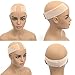 New Lace Wig Grip Non Slip Band Velvet Wig Comfort Head Hair Band Extra Hold Wig Grip Headband Adjustable Elastic Wig Band For Lace Wigs And Frontals (Lace wig grip, Beige)