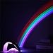 NOPTEG Rainbow Projector Room Night Light LED Color Lamp Magic Romantic Lights for Kids,add USB Cable as Gift (Rainbow)