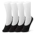 BASIC MID-Cut - No Show Active SoleHugger Loafer Active SoleHugger Loafer Socks for Women - Guaranteed Non-Slip - Black Large 4 pairs