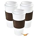 Copco Eco-First Acadia Reusable To Go Mug BPA-Free, Brown - 3-Pack