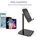 Cell Phone Stand Holder, Multi-Angle Adjustable Smart Phone Desk Stand Dock, Compatible with iPhone, Samsung Galaxy and All Android Phone Up to 10.5 Inch