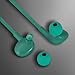Welmor In-Ear Headphones, Wired Earbuds Headphones,Heavy Bass Earphones,Stereo Awareness Monitor Headsets with Microphone and Remote (Teal Green)