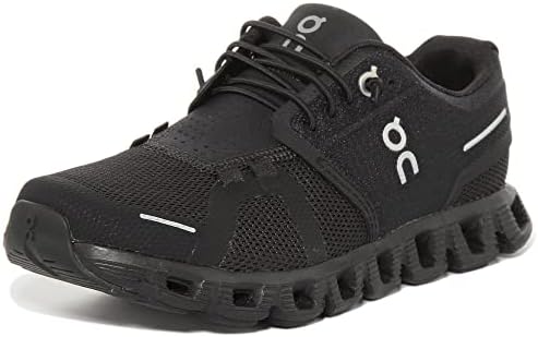 Amazon.com | On Men's Cloud 5 Waterproof Sneakers, Black/Black, 9