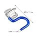 ASIBT 6 Pcs Broom Mop Holder 304 Stainless Steel S-Type for Cleaning Tools Organizer